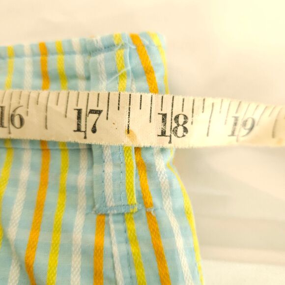 Nike Air Jordan Mens 36 Green Striped Mesh Lined Chino Khaki Board Shorts - Picture 9 of 11